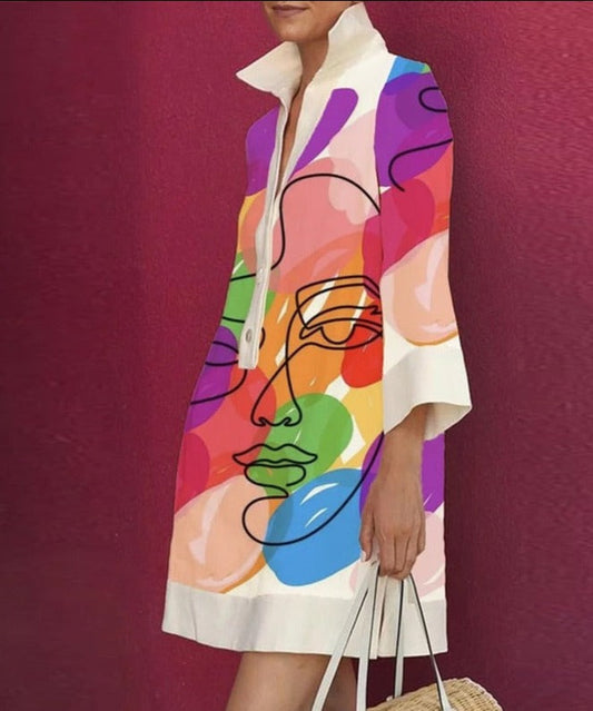 Elegantly Styled Dress for Everyday Wear
