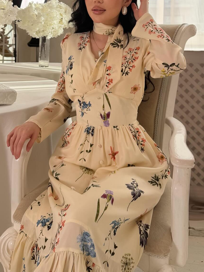 A Vintage Style Dress with Delicate Timeless Details