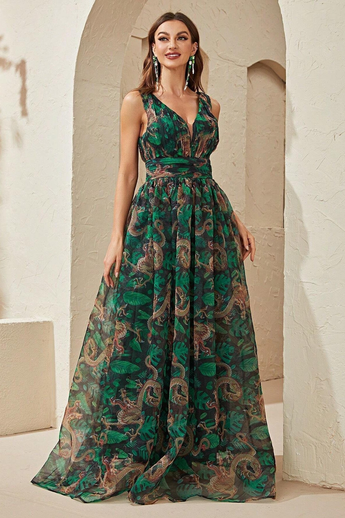 Classic Vintage Dress with a Flattering Fit