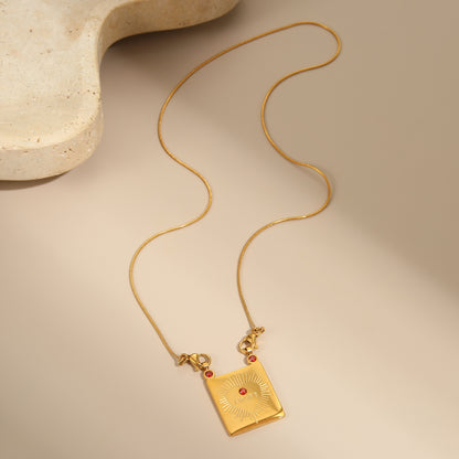 Vintage Handmade Gold Pendant