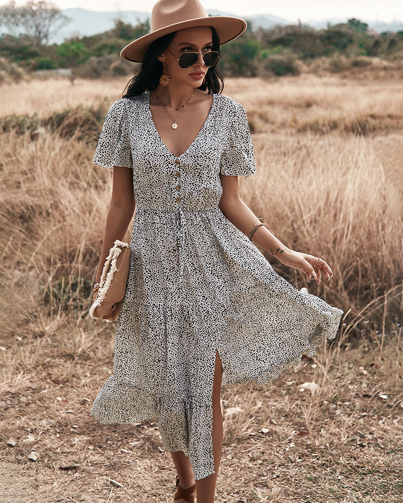 A Vintage Style Dress with Delicate Timeless Details