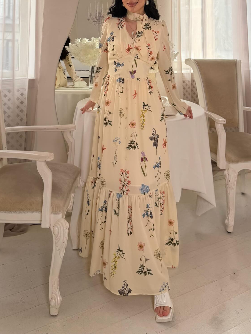 A Vintage Style Dress with Delicate Timeless Details