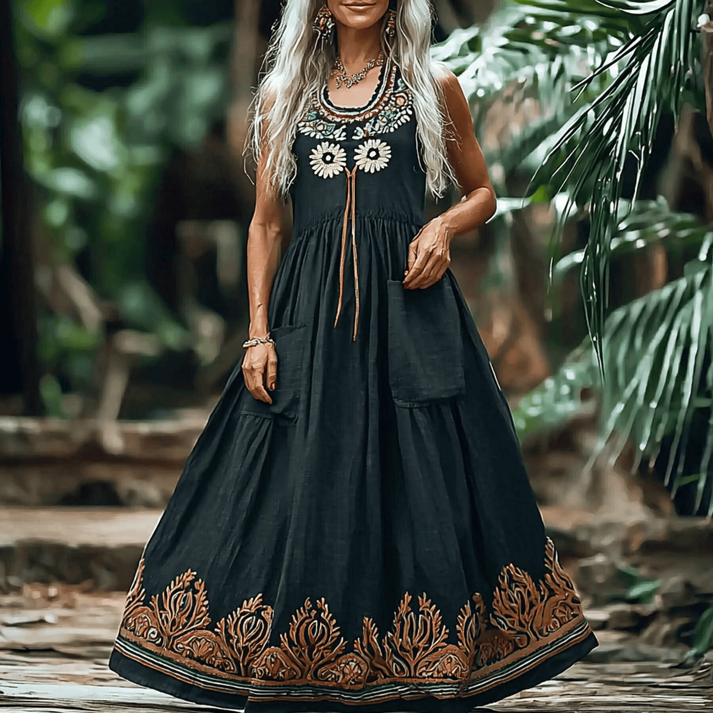 Beautifully Finished Dress in a Timeless Design