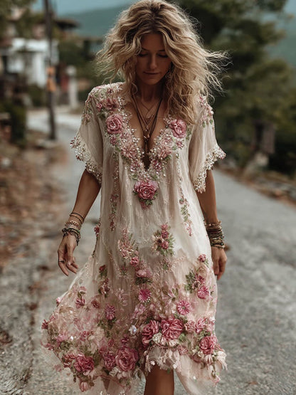 Classic Vintage Dress with a Flattering Fit