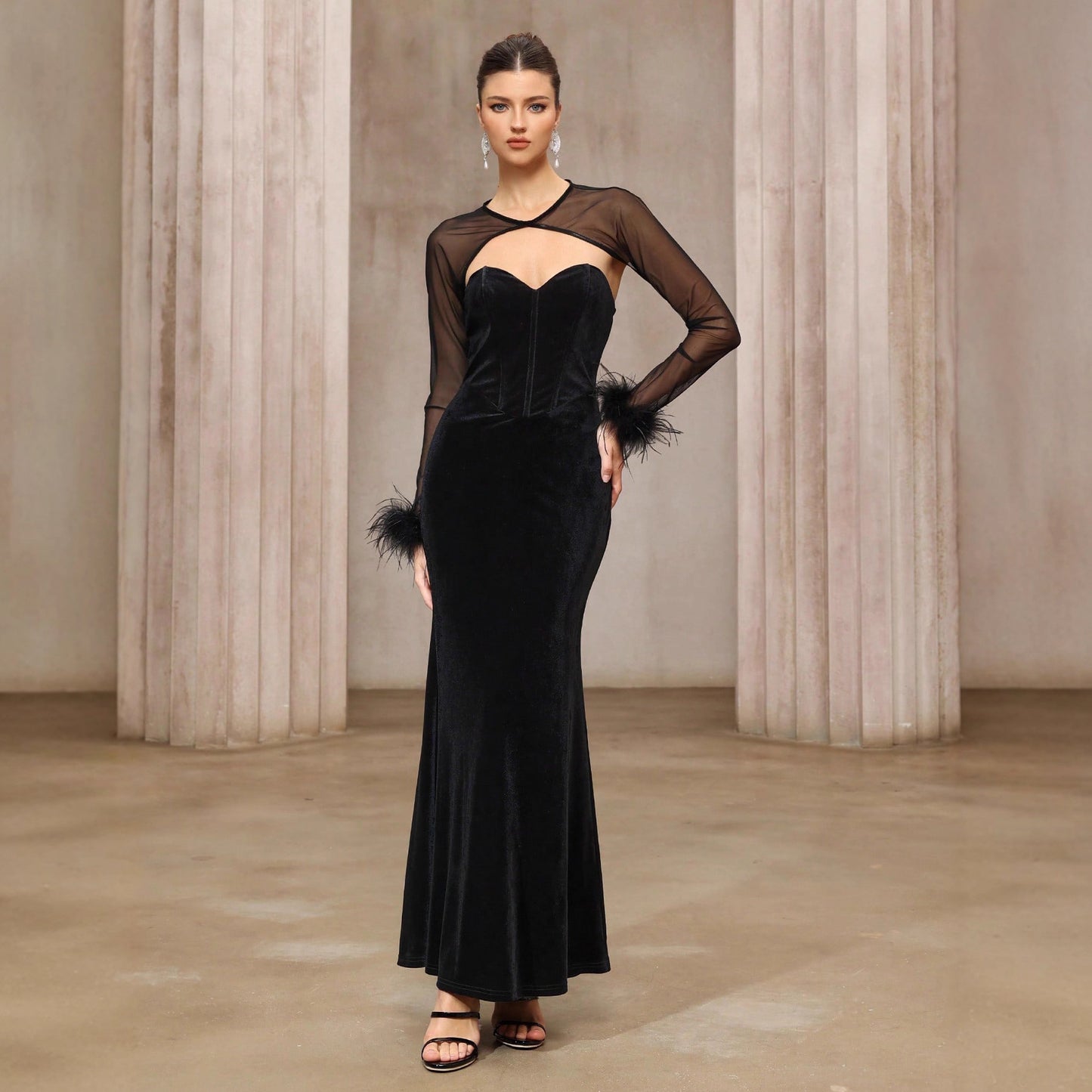 Classic Vintage Dress with a Flattering Fit