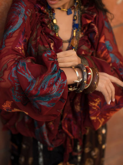 Gracefully Styled Blouse for Any Occasion