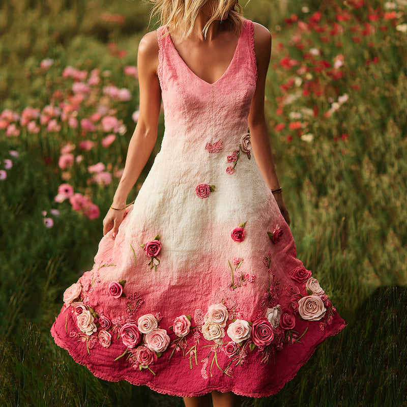 Classic Vintage Dress with a Flattering Fit