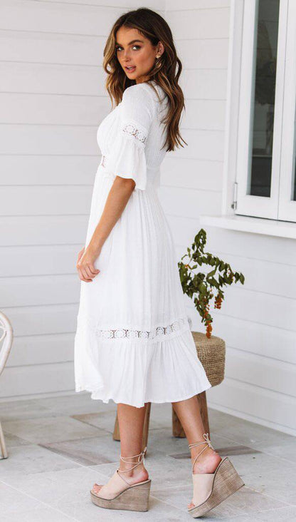 A Vintage Style Dress with Delicate Timeless Details