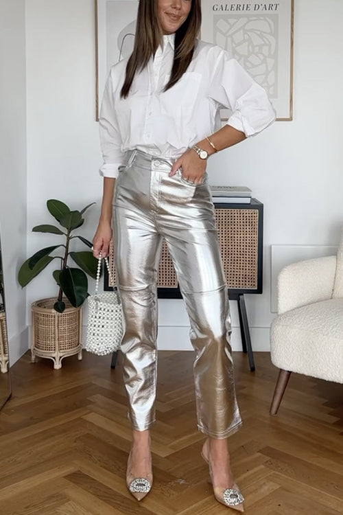 A Vintage Style Pants with Delicate Timeless Details