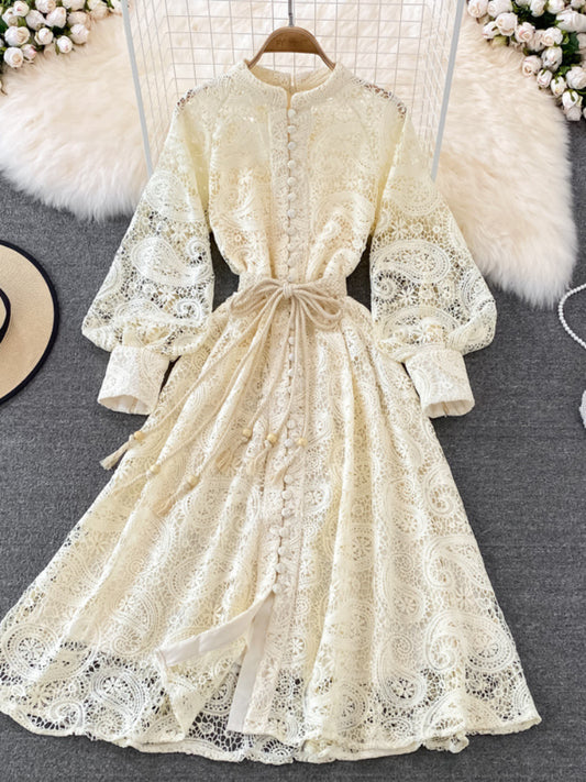 A Vintage Style Dress with Delicate Timeless Details