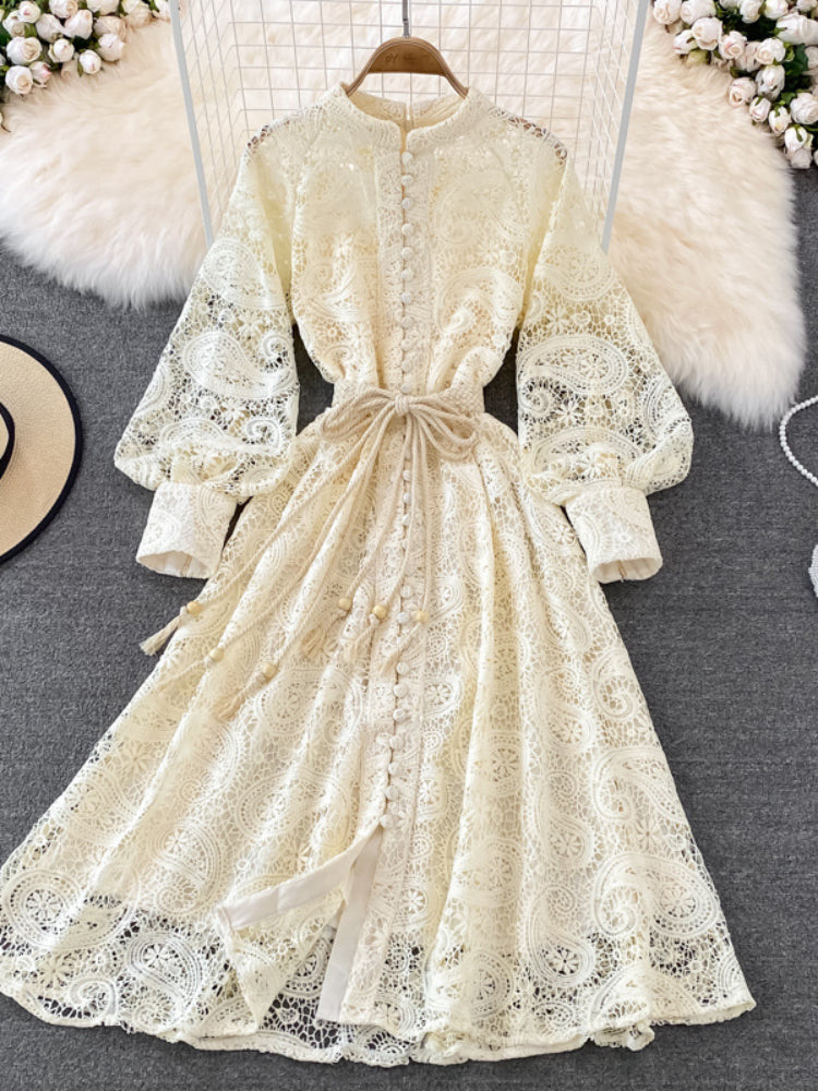 A Vintage Style Dress with Delicate Timeless Details