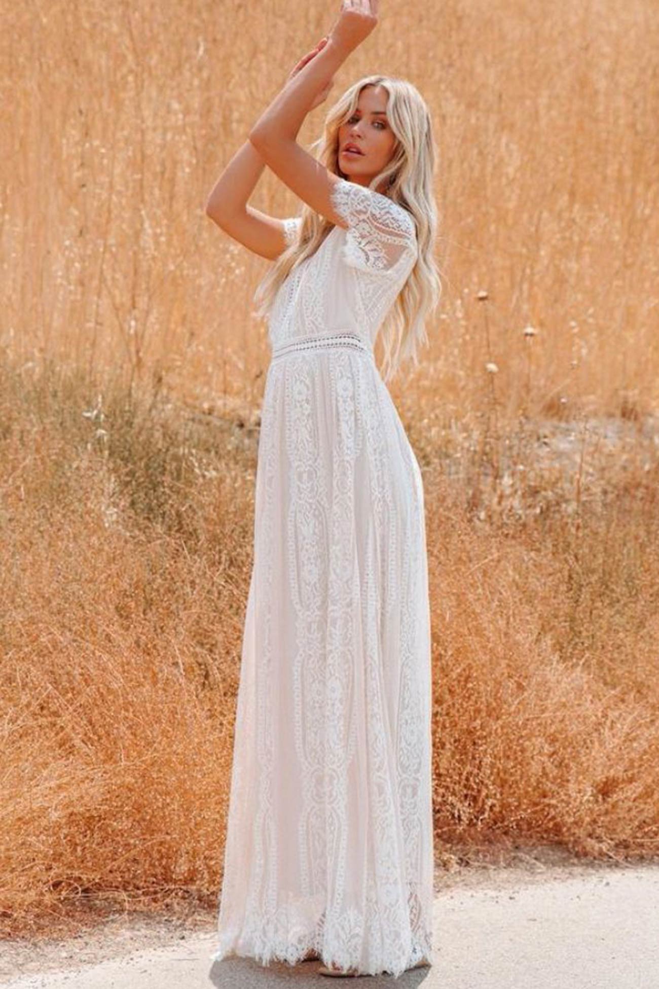 A Vintage Style Dress with Delicate Timeless Details