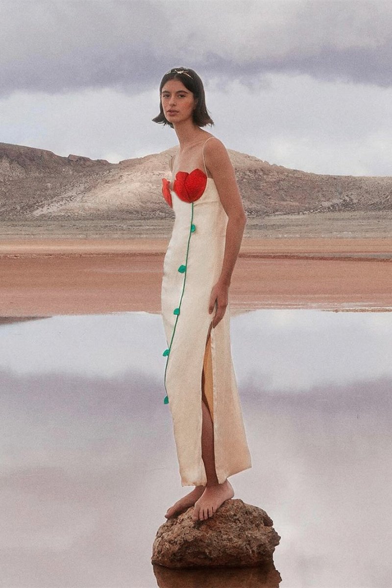 A Vintage Style Dress with Delicate Timeless Details