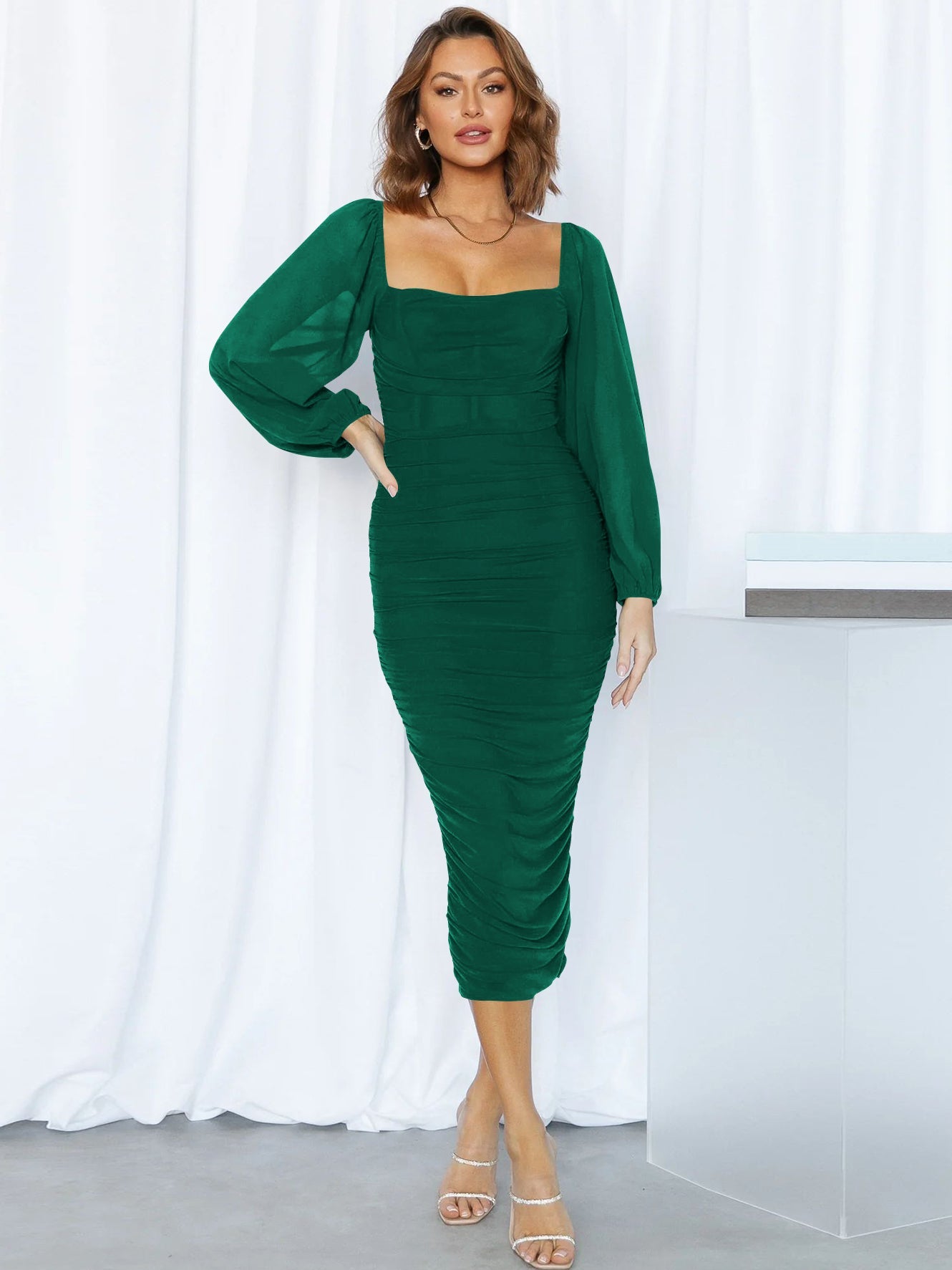 Classic Vintage Dress with a Flattering Fit