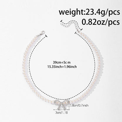 Delicate Artisan Pearl Necklace