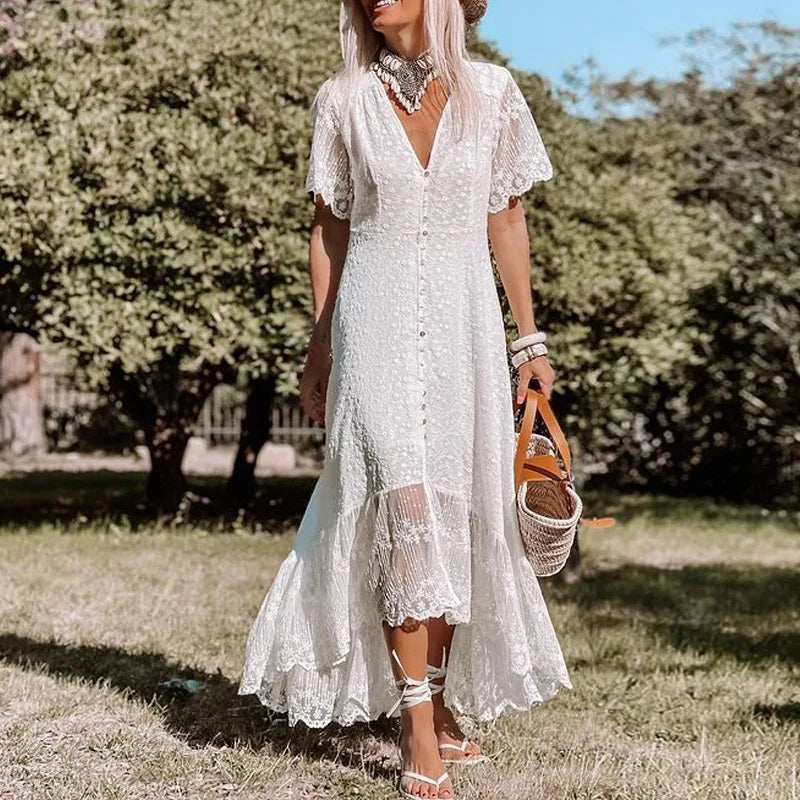 A Vintage Style Dress with Delicate Timeless Details