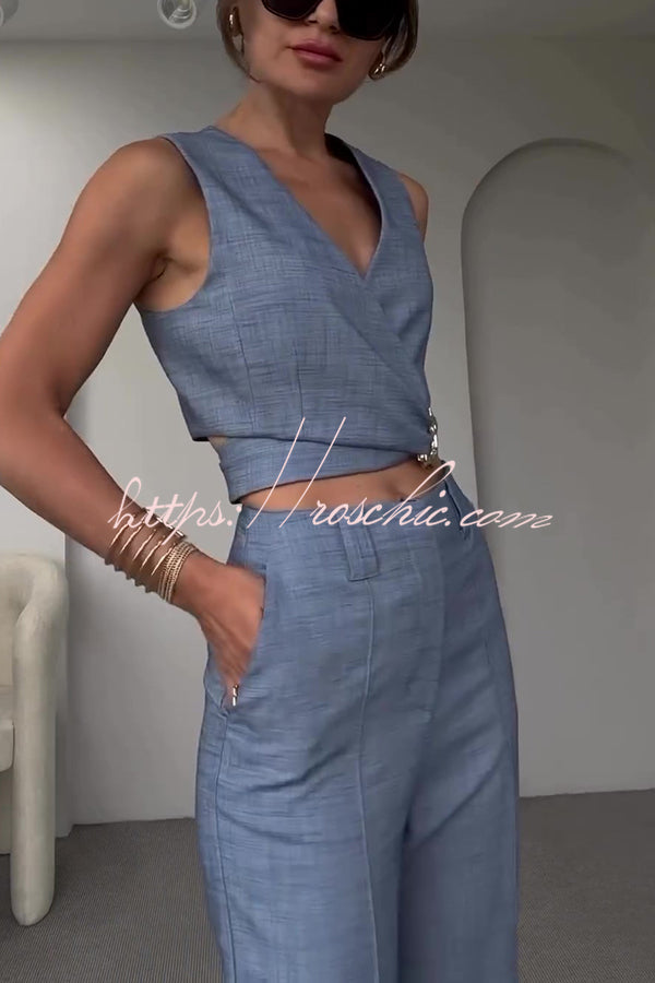 A Vintage Style Pants with Delicate Timeless Details
