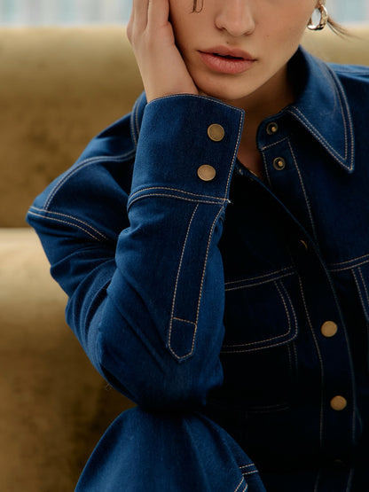 A Vintage Style Jacket with Delicate Timeless Details