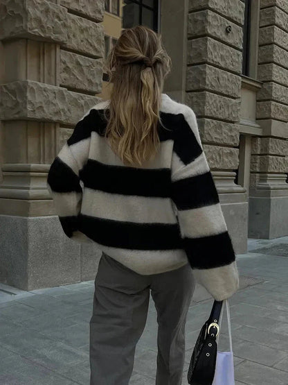 A Vintage Style Sweater with Delicate Timeless Details