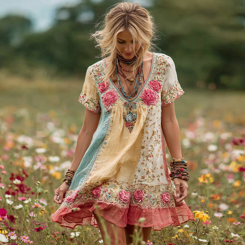 Classic Vintage Dress with a Flattering Fit