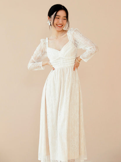 A Vintage Style Dress with Delicate Timeless Details
