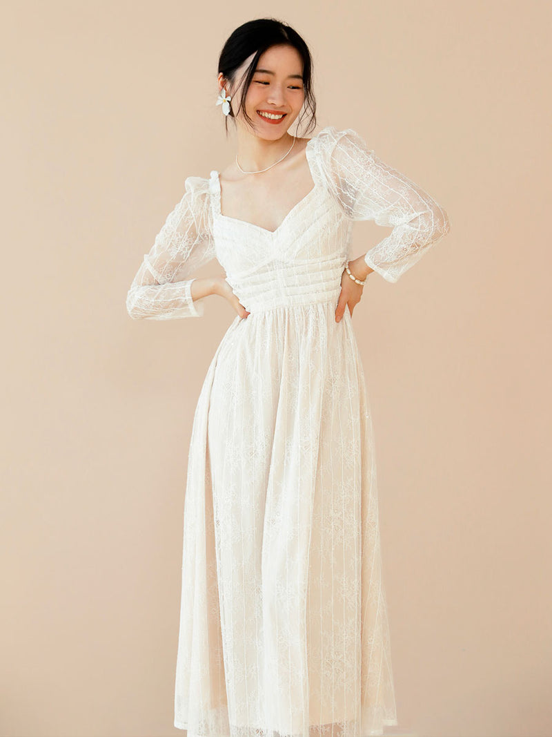 A Vintage Style Dress with Delicate Timeless Details