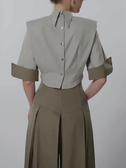 A Vintage Style Shirt with Delicate Timeless Details