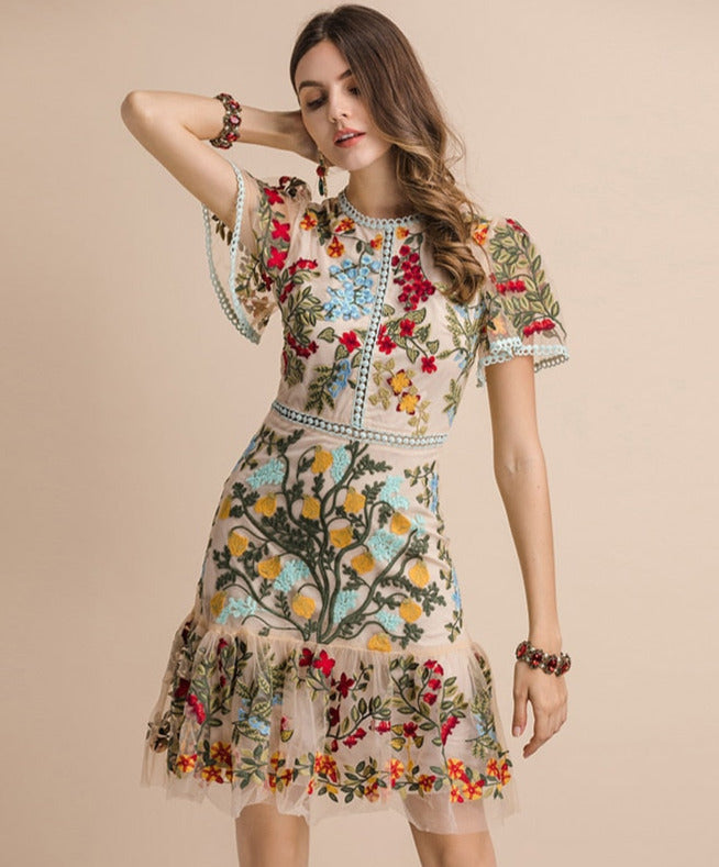 A Vintage Style Dress with Delicate Timeless Details