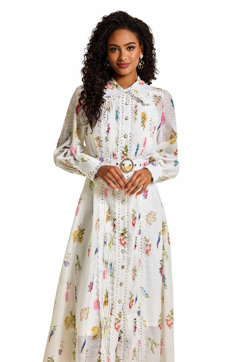 A Vintage Style Dress with Delicate Timeless Details