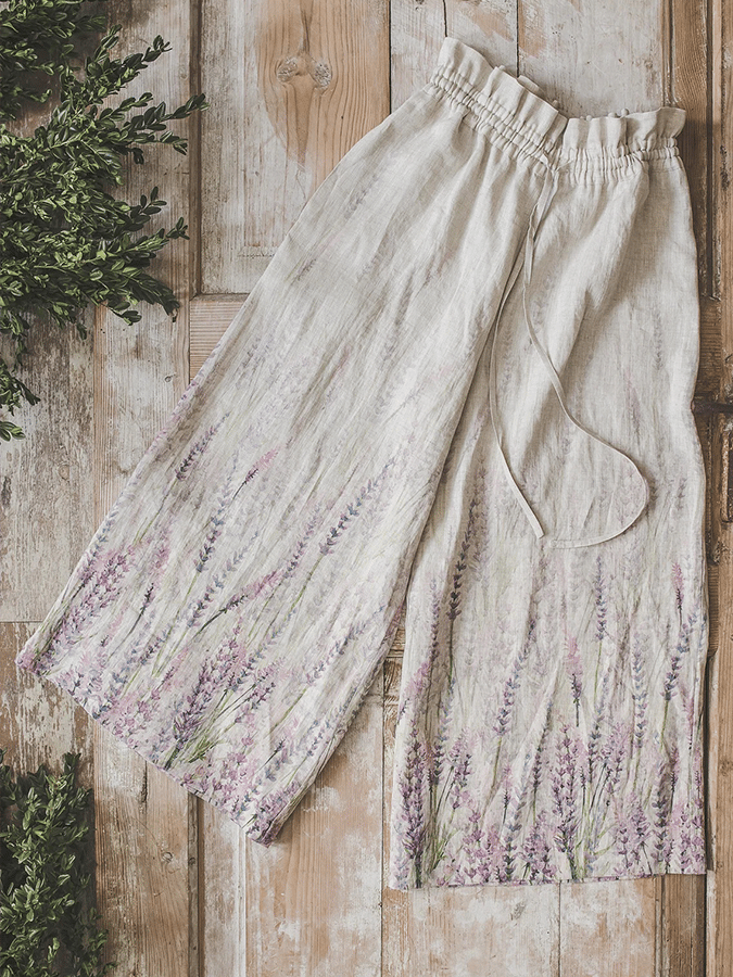A Vintage Style Pants with Delicate Timeless Details