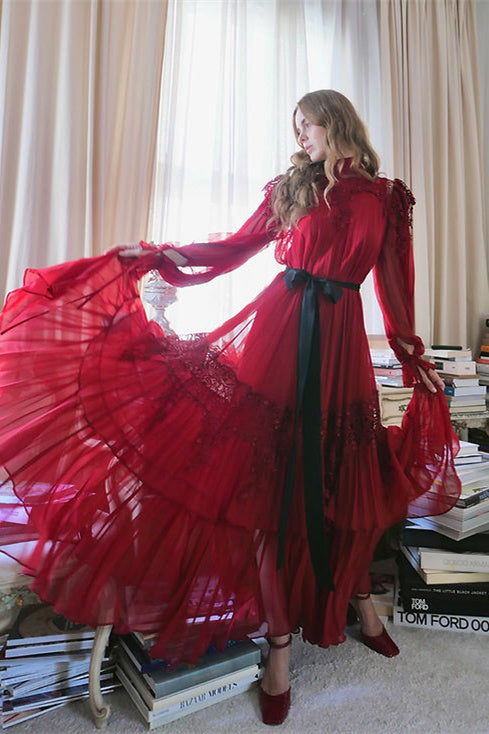 A Vintage Style Dress with Delicate Timeless Details