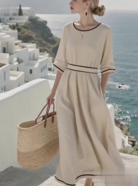 Classic Vintage Dress with a Flattering Fit