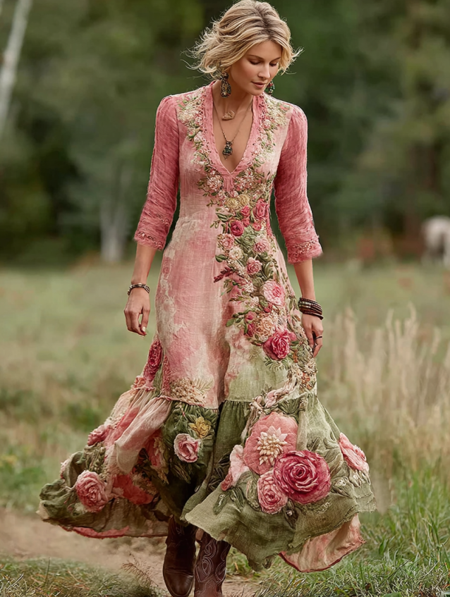 Classic Vintage Dress with a Flattering Fit