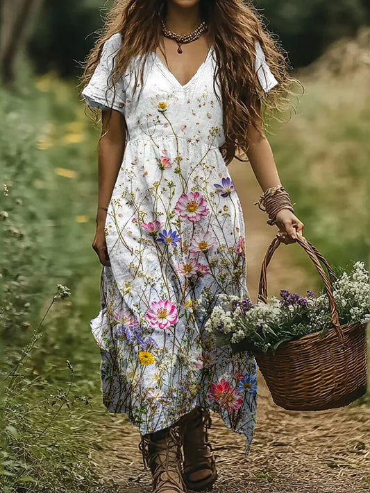 Classic Vintage Dress with a Flattering Fit