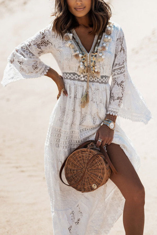 A Vintage Style Dress with Delicate Timeless Details