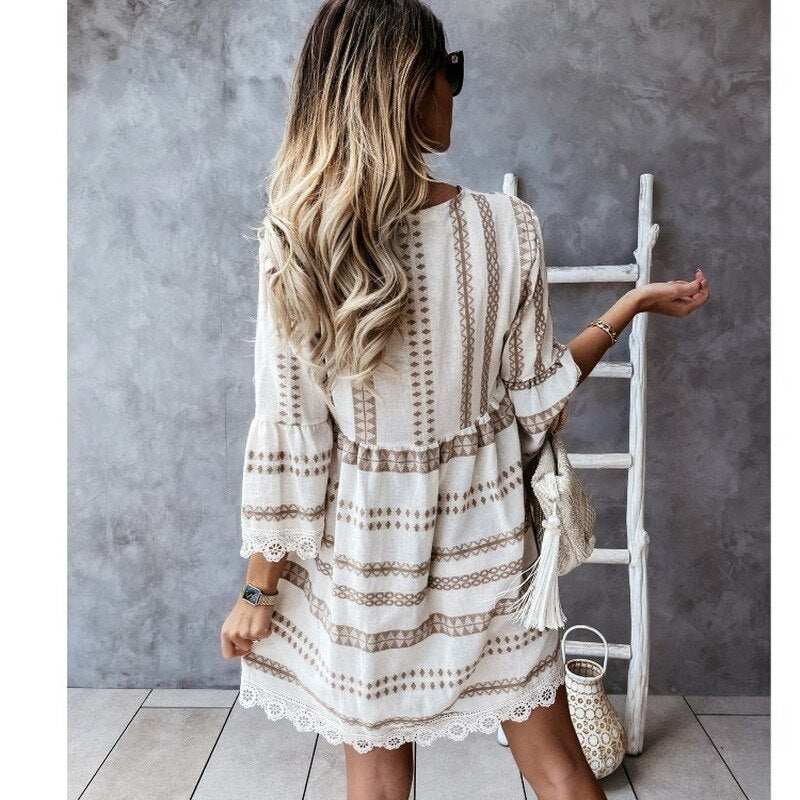 A Vintage Style Dress with Delicate Timeless Details