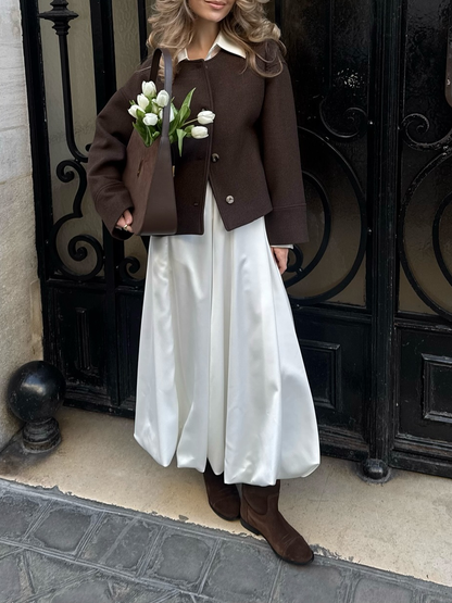 Well Tailored Garment with a Graceful Silhouette