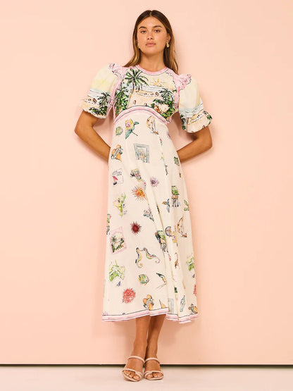 Classic Vintage Dress with a Flattering Fit
