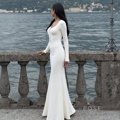 A Vintage Style Dress with Delicate Timeless Details