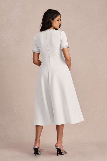 A Vintage Style Dress with Delicate Timeless Details