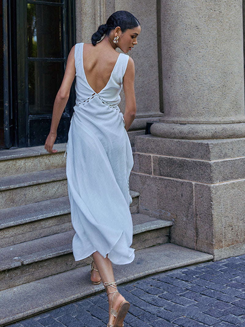 A Vintage Style Dress with Delicate Timeless Details