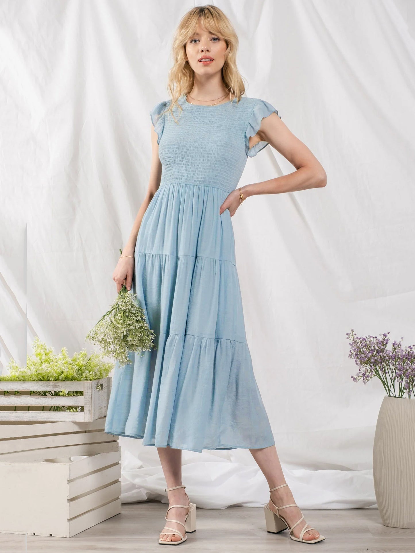 A Vintage Style Dress with Delicate Timeless Details