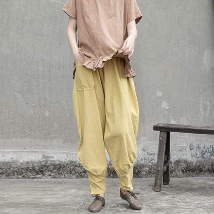 A Vintage Style Pants with Delicate Timeless Details