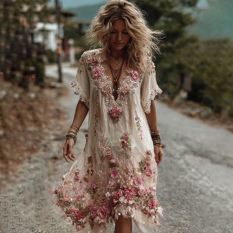 Classic Vintage Dress with a Flattering Fit