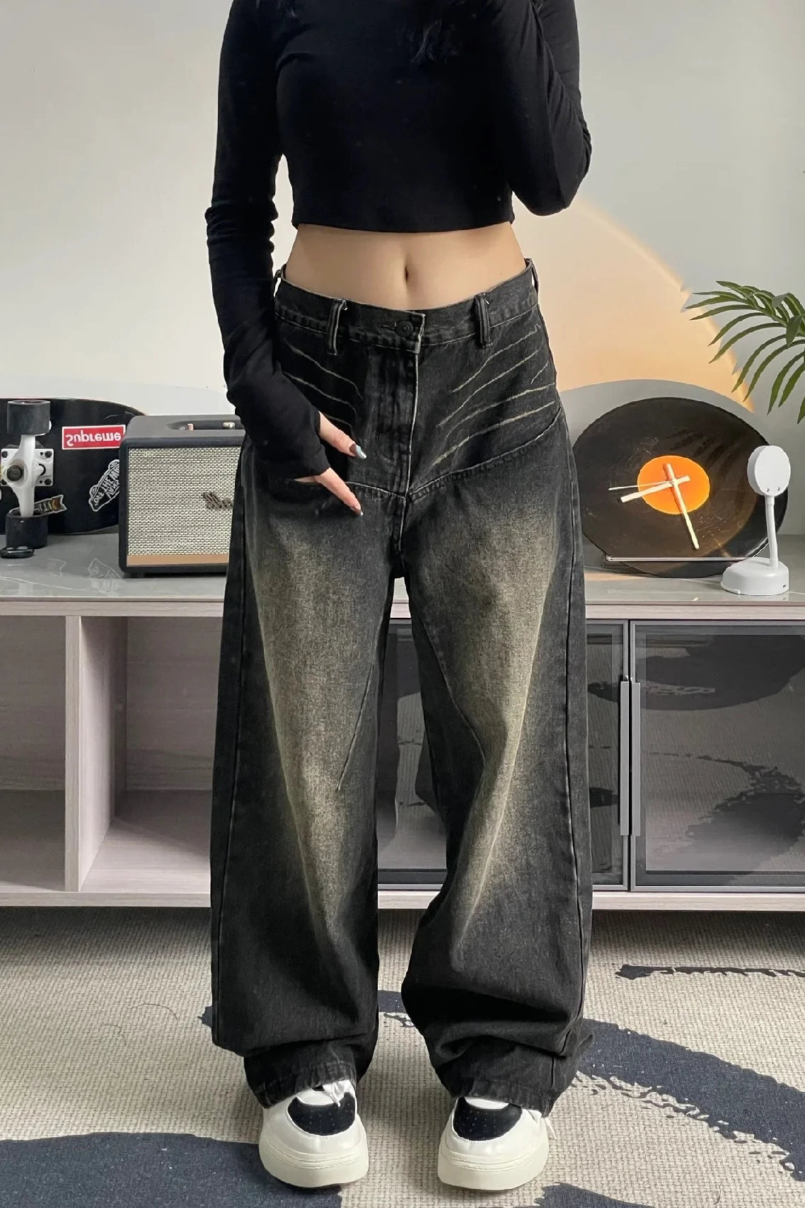 A Vintage Style Pants with Delicate Timeless Details