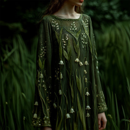 A Vintage Style Dress with Delicate Timeless Details