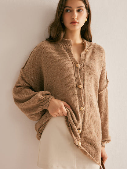 Classic Vintage Cardigan with a Flattering Fit