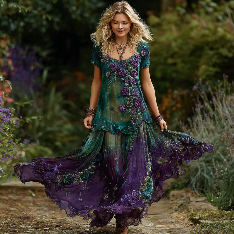 Classic Vintage Dress with a Flattering Fit