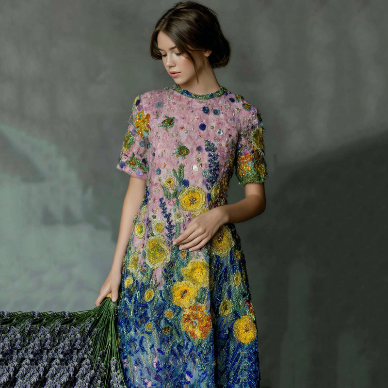 Classic Vintage Dress with a Flattering Fit
