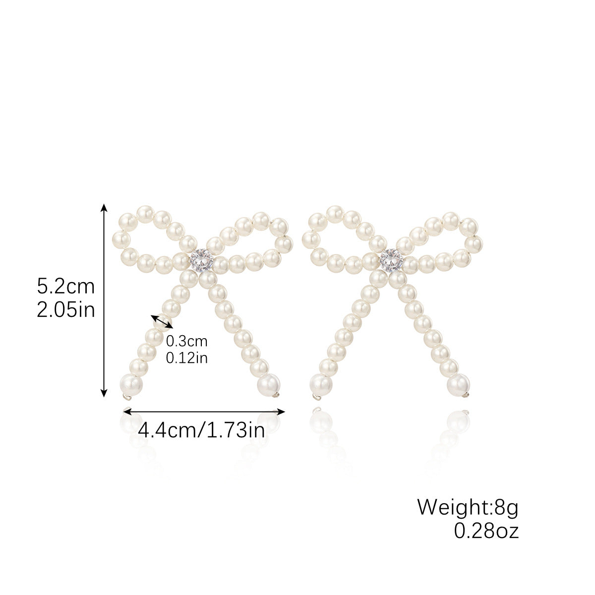 E24046 Imitation Pearl Zircon